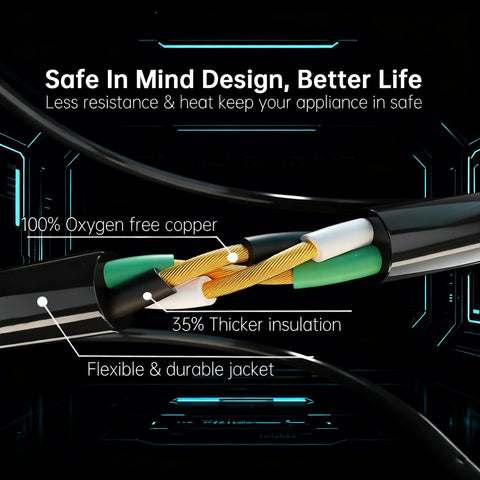 Blackcow fireproof ABS+PVC construction resists bending and wear.
