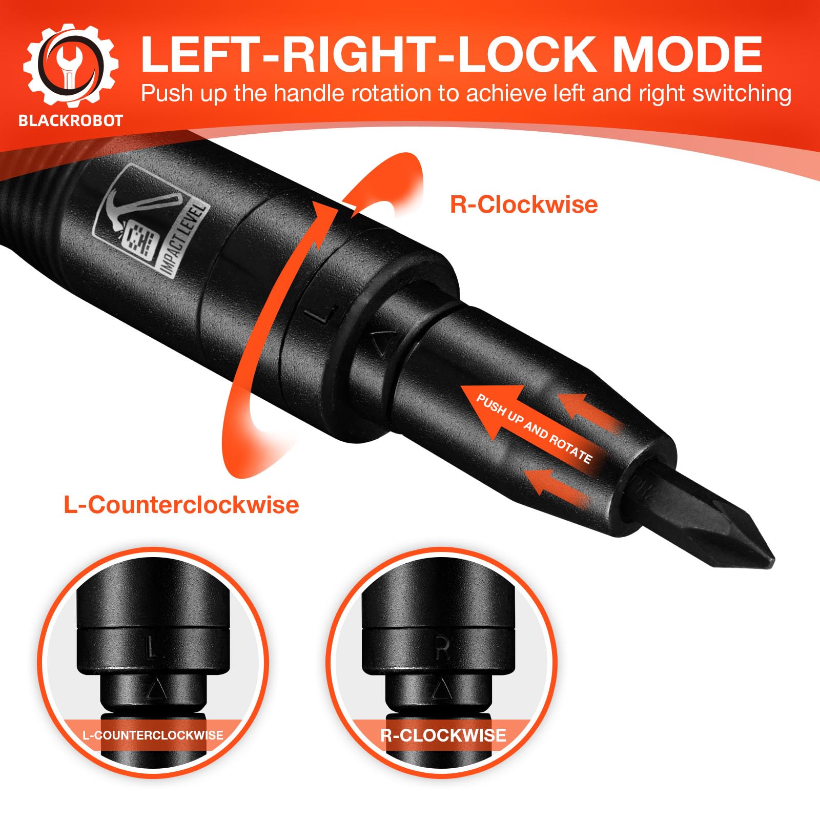 BLACKROBOT CR-V body provides durable, strong hand tool performance