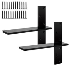 Blactea floating bracket hidden under countertop for strong support