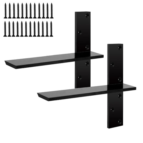 Blactea floating bracket hidden under countertop for strong support