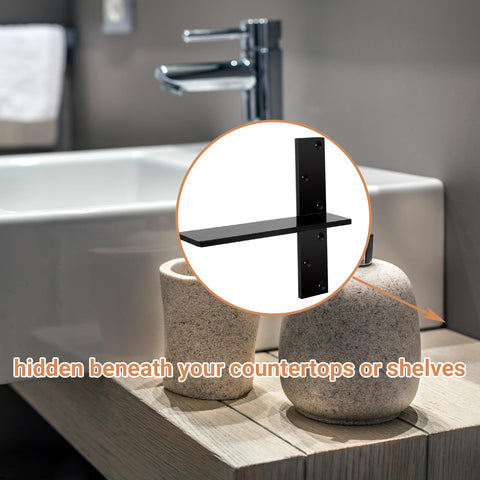 Easy wall mounting guide showing stud attachment for Blactea brackets