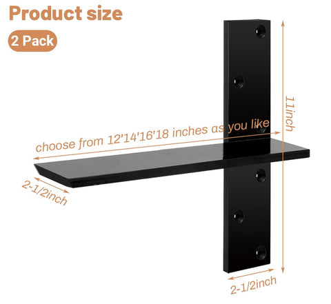 Blactea T-shape bracket offers modern aesthetics with hidden installation
