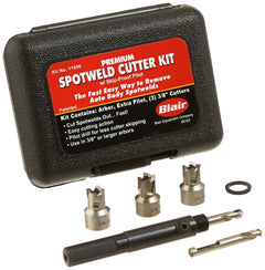 Blair Equipment 11096 Cutter Set with 3/8 inch cutters for clean burr-free holes.