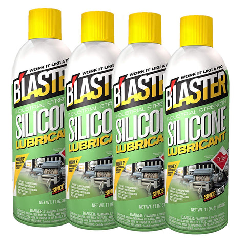 Blaster silicone lubricant 11 oz can for long-lasting lubrication and smoother operation
