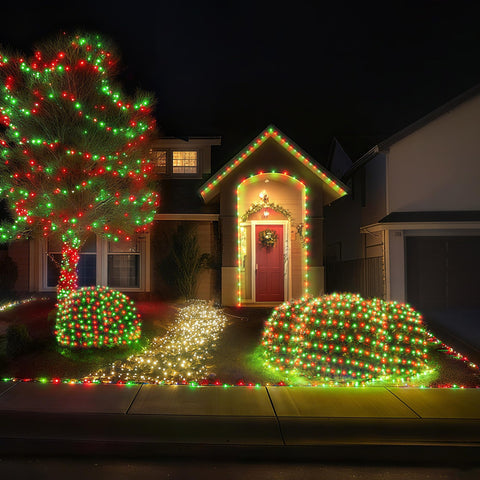 BlcTec net lights offer eight modes to tailor the mood from steady to twinkle.