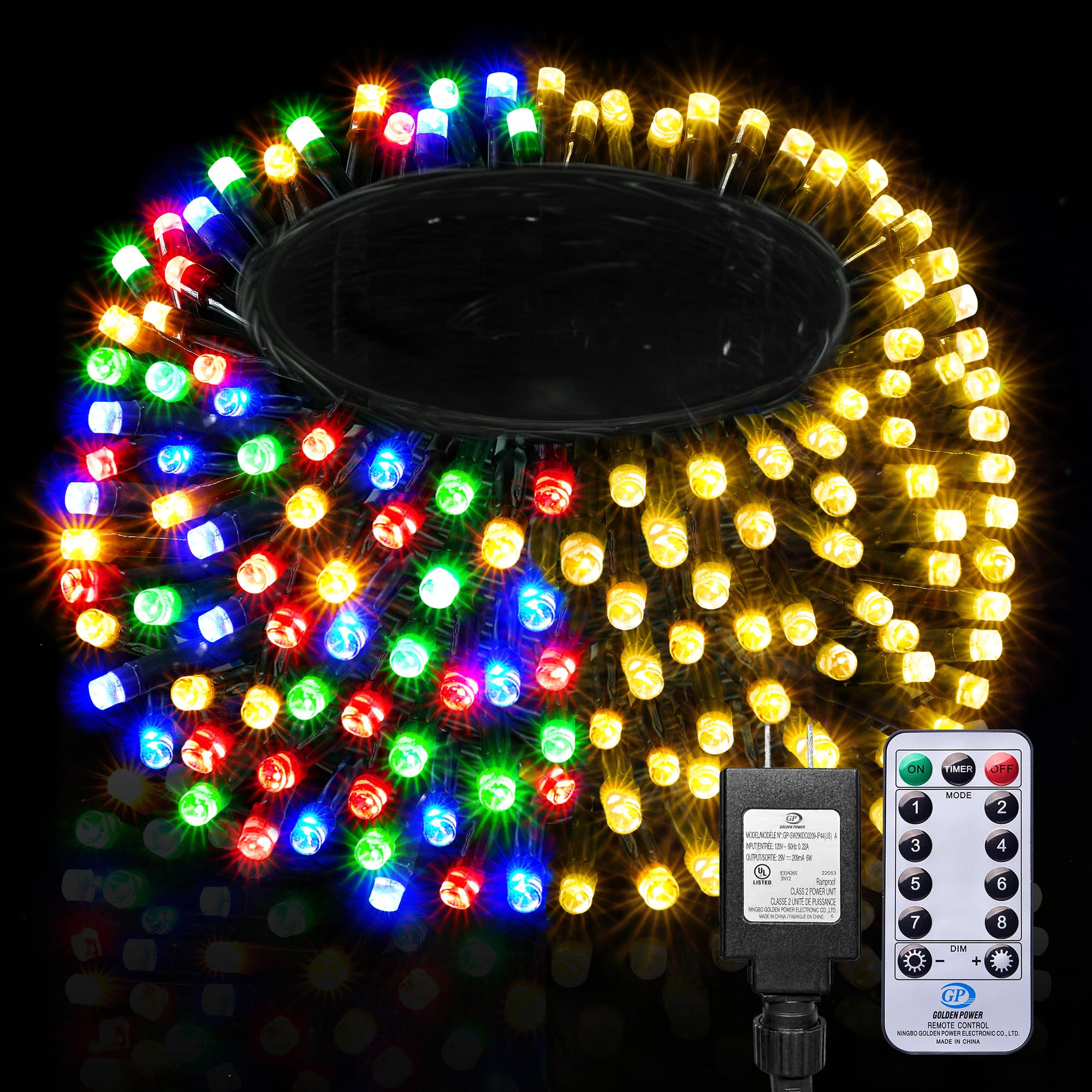 BlcTec 300 LED 108ft lights for versatile indoor or outdoor decorating