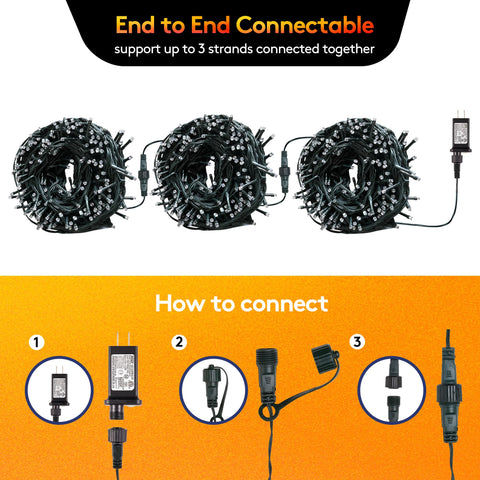 BlcTec end-to-end connectable strands cover wide areas with a single outlet.