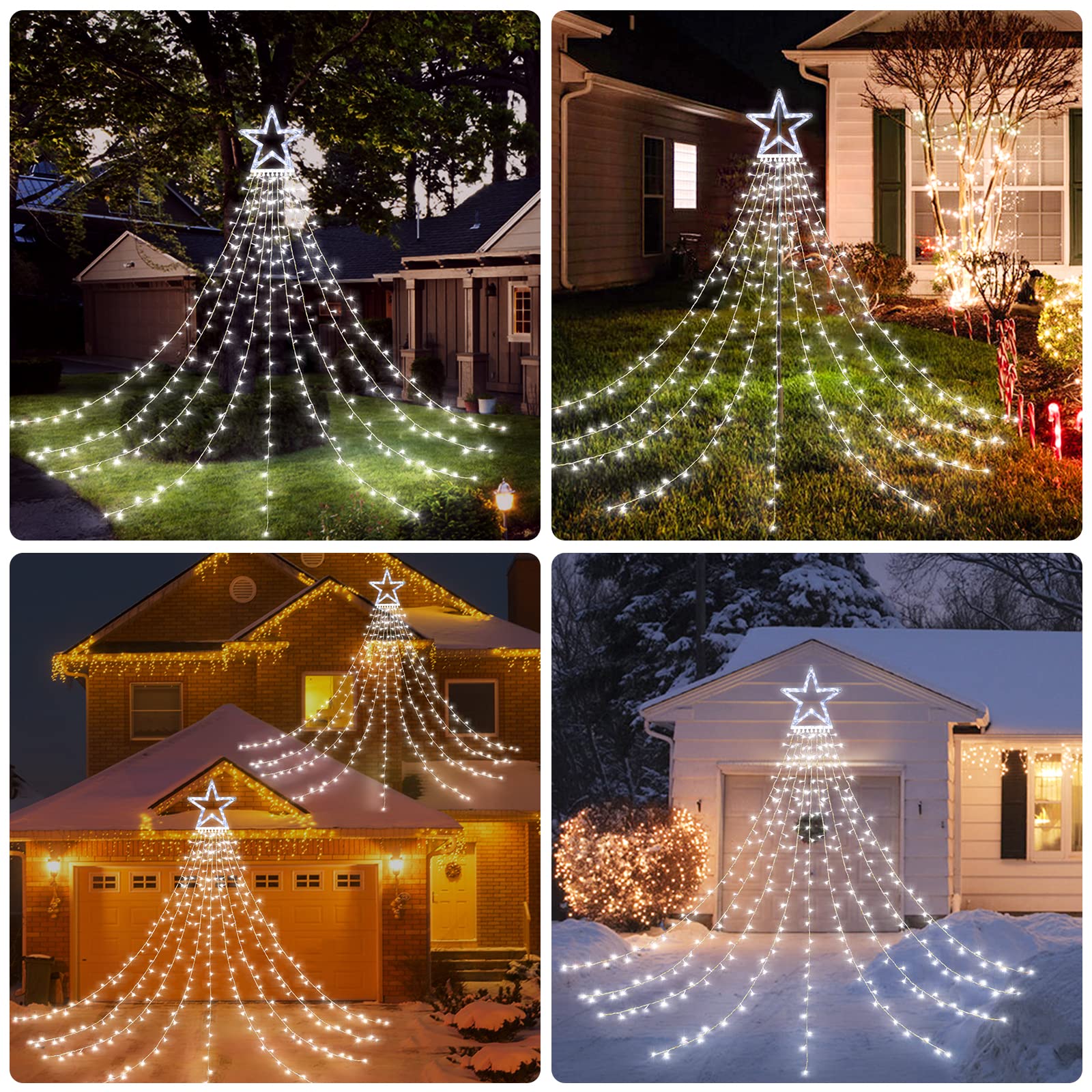 BlcTec outdoor waterproof lights withstand weather for year-round decorations.
