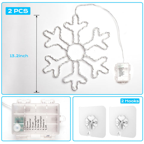 BlcTec snowflakes suitable for both indoor and outdoor Christmas décor