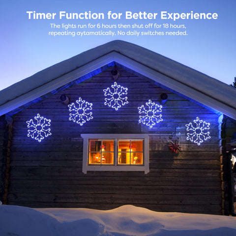 BlcTec snowflakes remote control enables easy mode changes from a distance