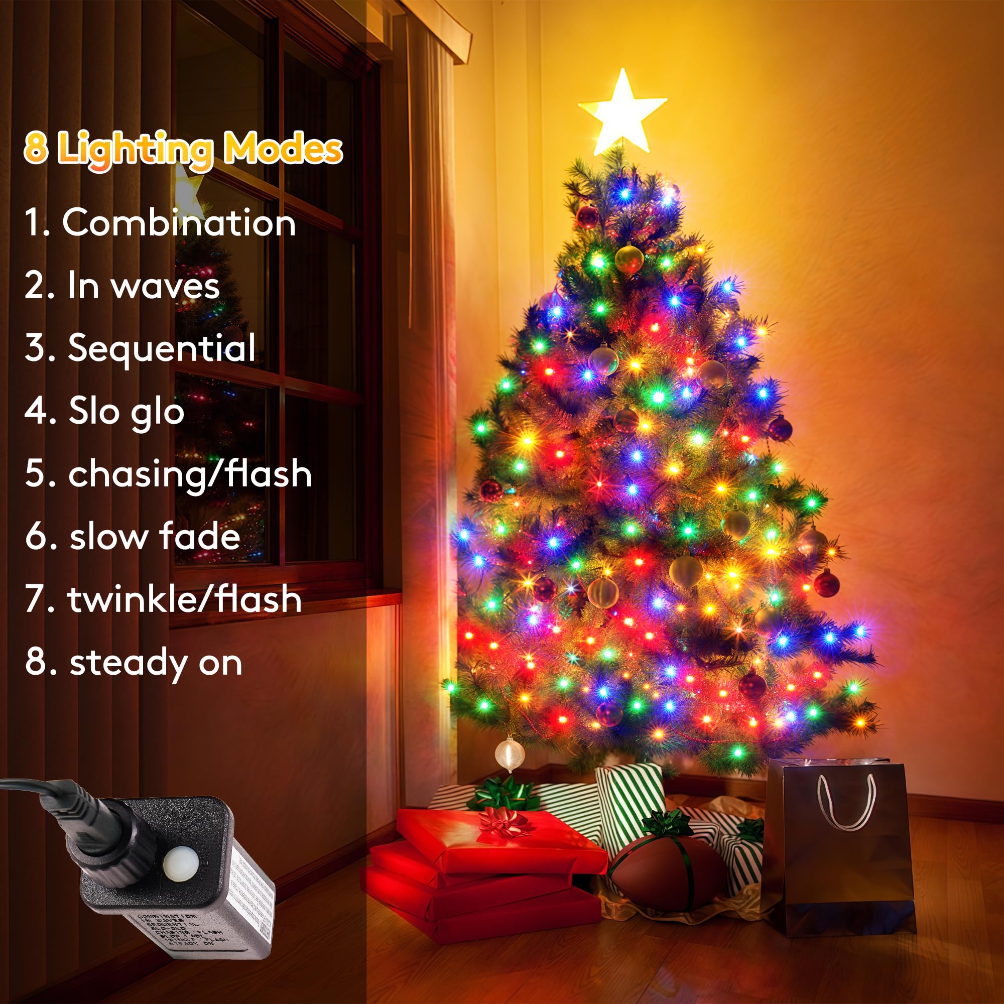 BlcTec upgraded LED bulbs provide bright multicolor glow for festive scenes.