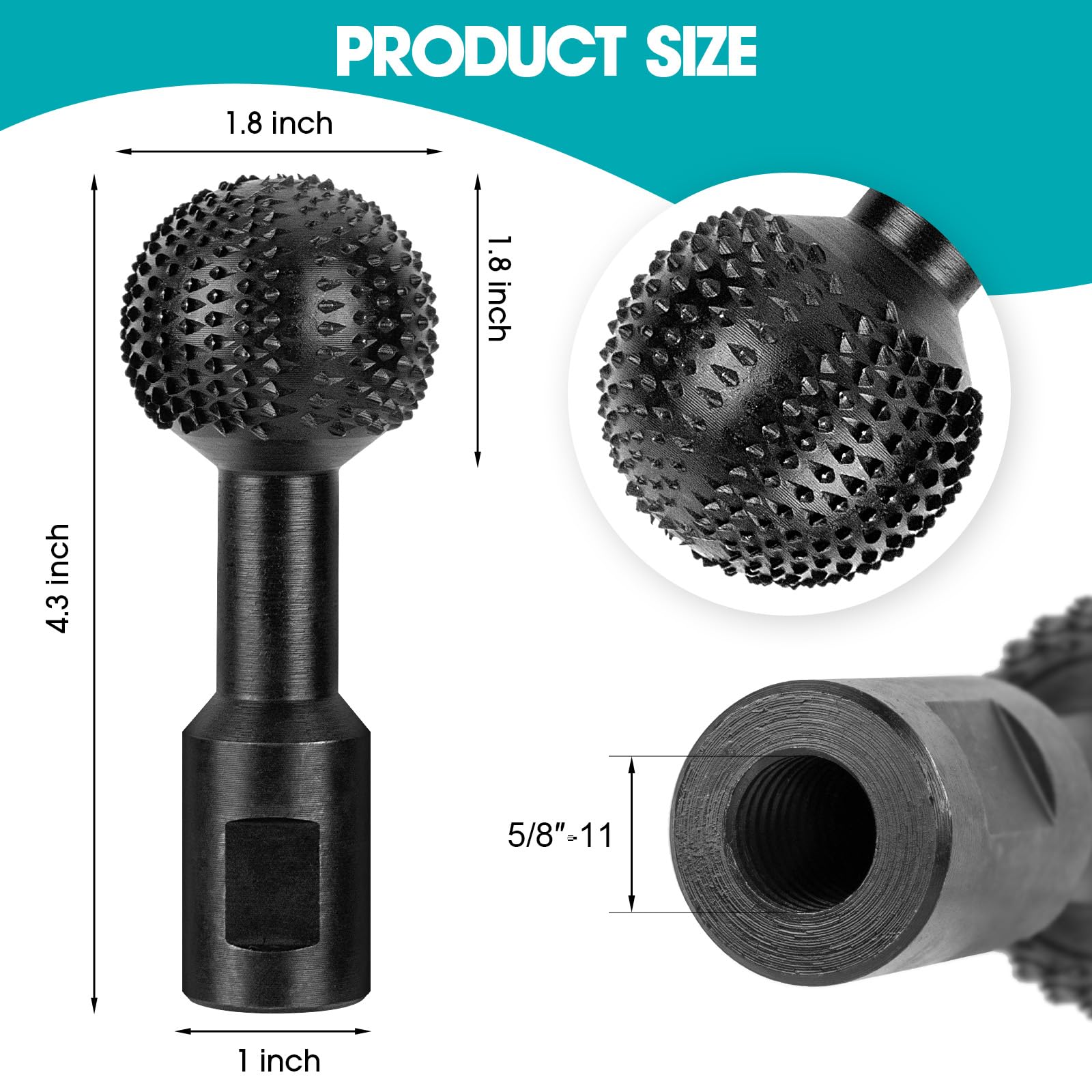 Blekoo Ball Gouge enables rapid material removal with clean cuts.