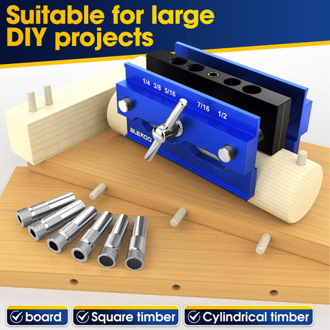 Blekoo jig used for mortise and tenon applications in woodworking projects.