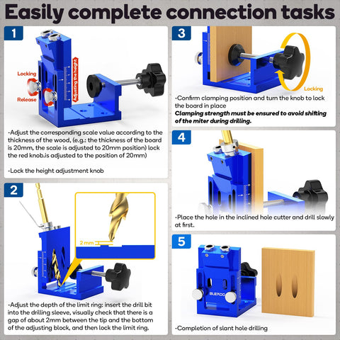 Ideal for beginners, hobbyists, and pros creating furniture and cabinetry