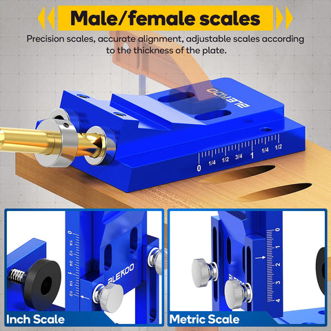 Compatible with plank thickness from 12 to 45 mm (0.47–1.77 in)