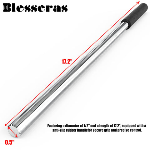 Blesseras galvanized finish resists wear while maintaining a clean look.