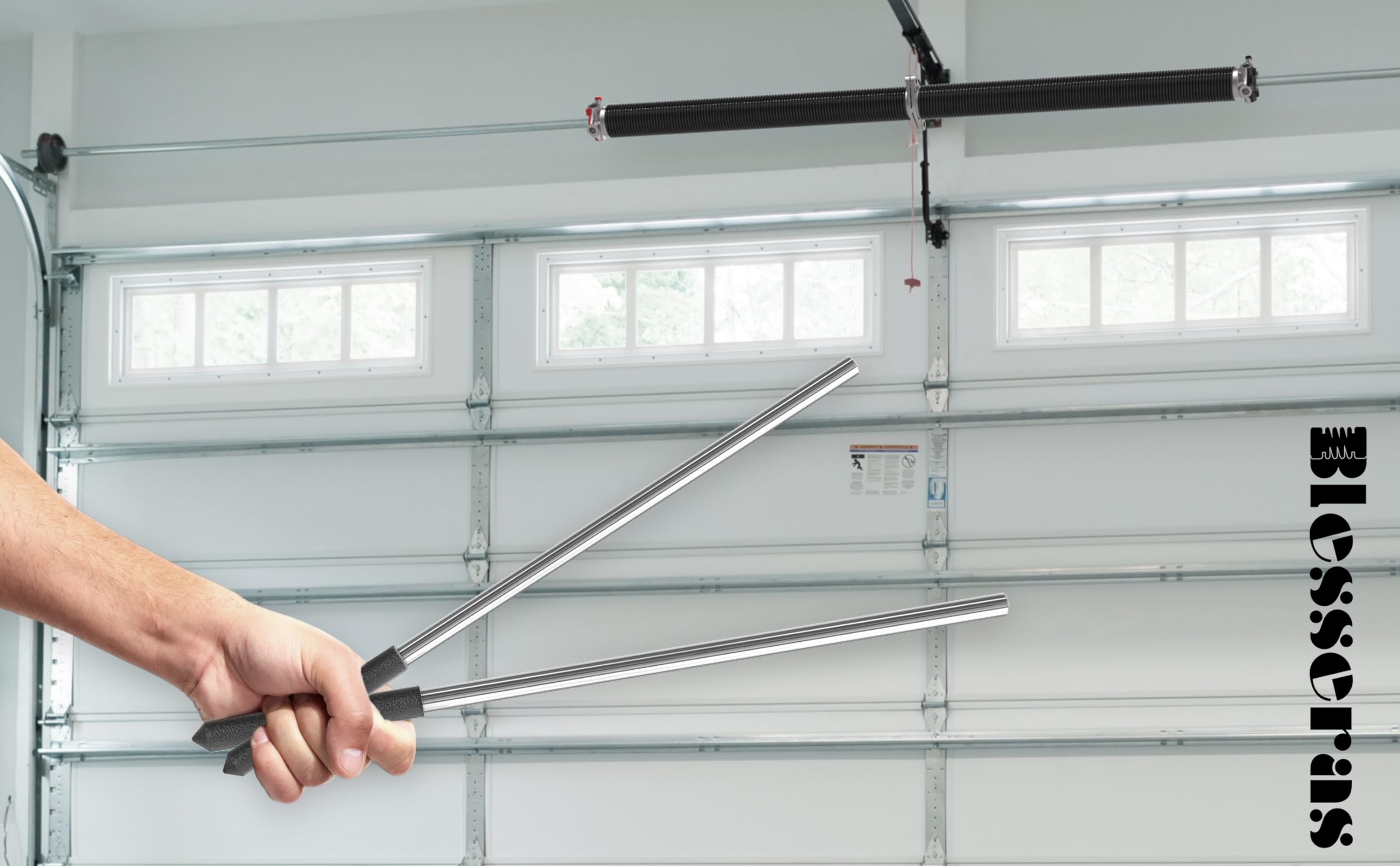 Blesseras winding bars suit home garages for reliable spring adjustments.