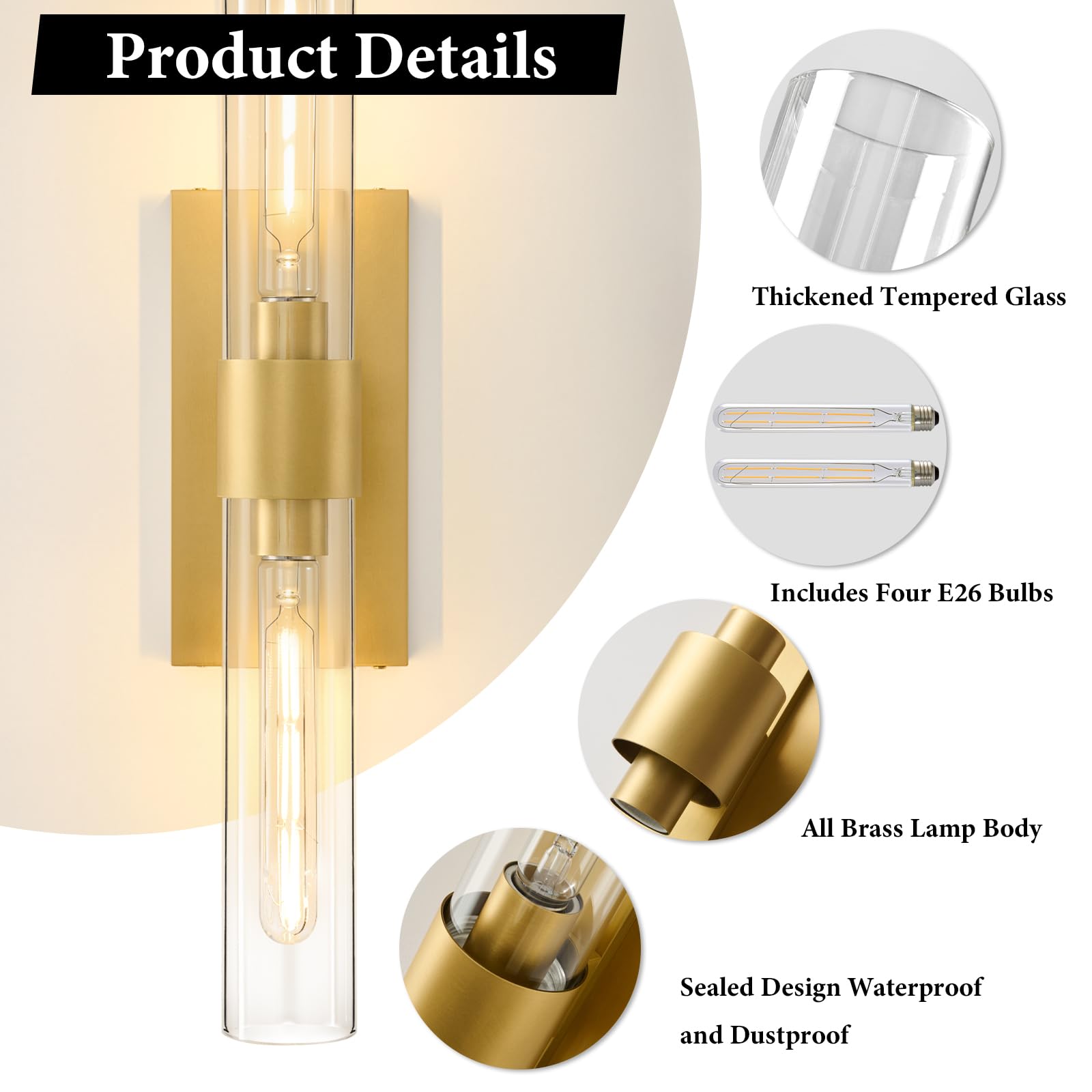 BlesULuk Ceramic heat-resistant socket for extended bulb life
