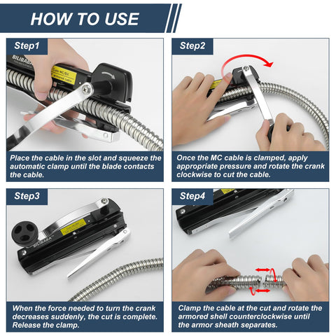 Blibaba MC Cable Cutter uses replacement blade compatible with 53726SEN.