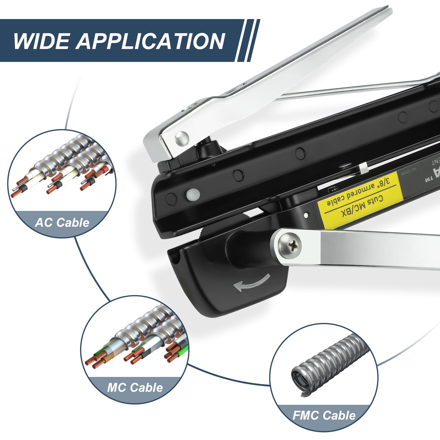 Blibaba MC Cable Cutter in use shows efficient cutting performance.