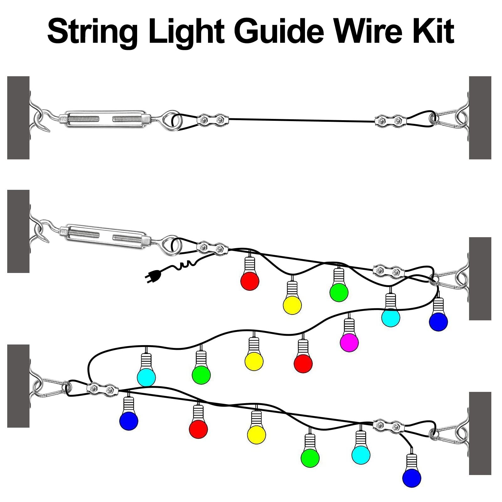 Blika kit delivers 480lbs breaking strength for sturdy, secure suspensions