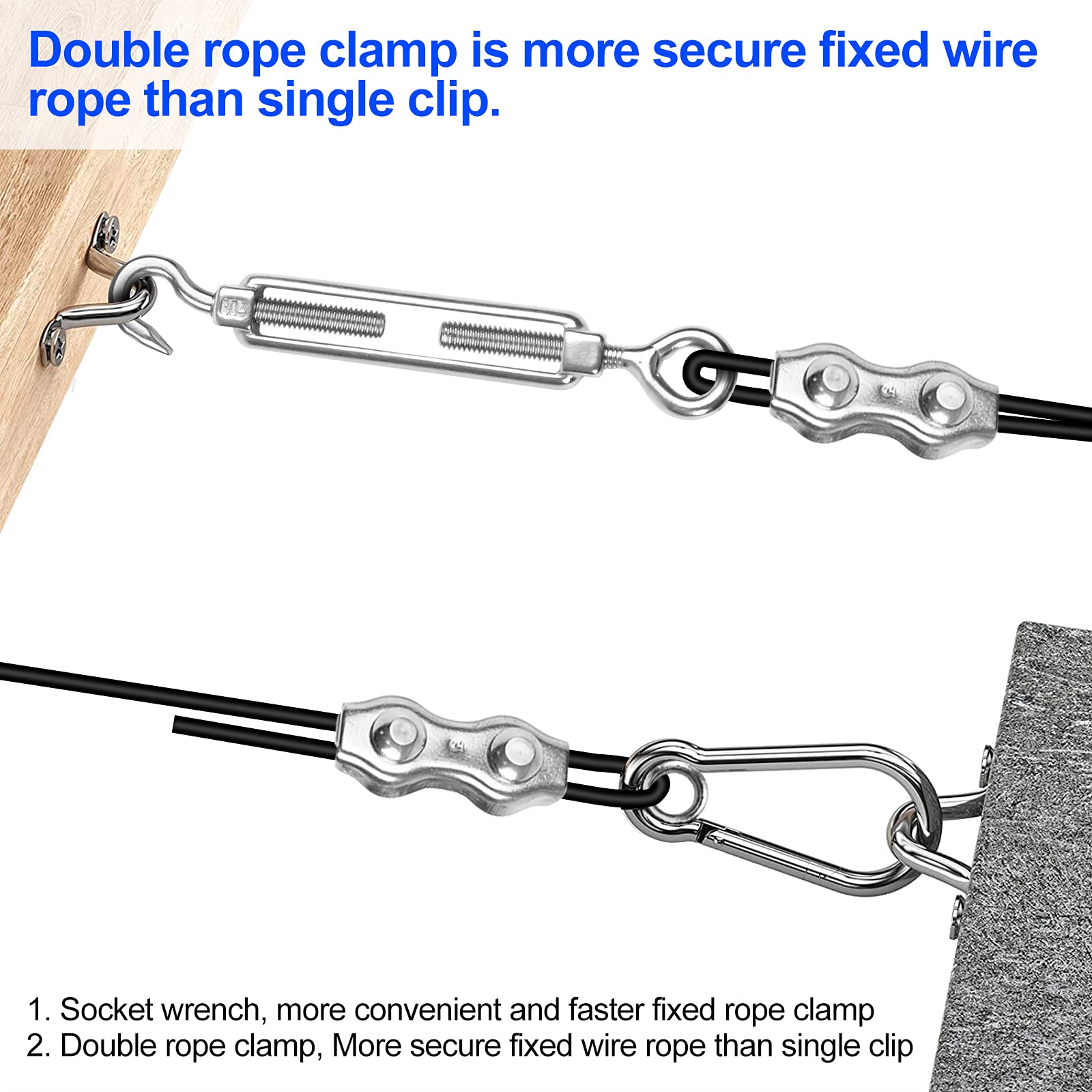 Blika black-coated cable helps lights hide at night for subtle ambiance