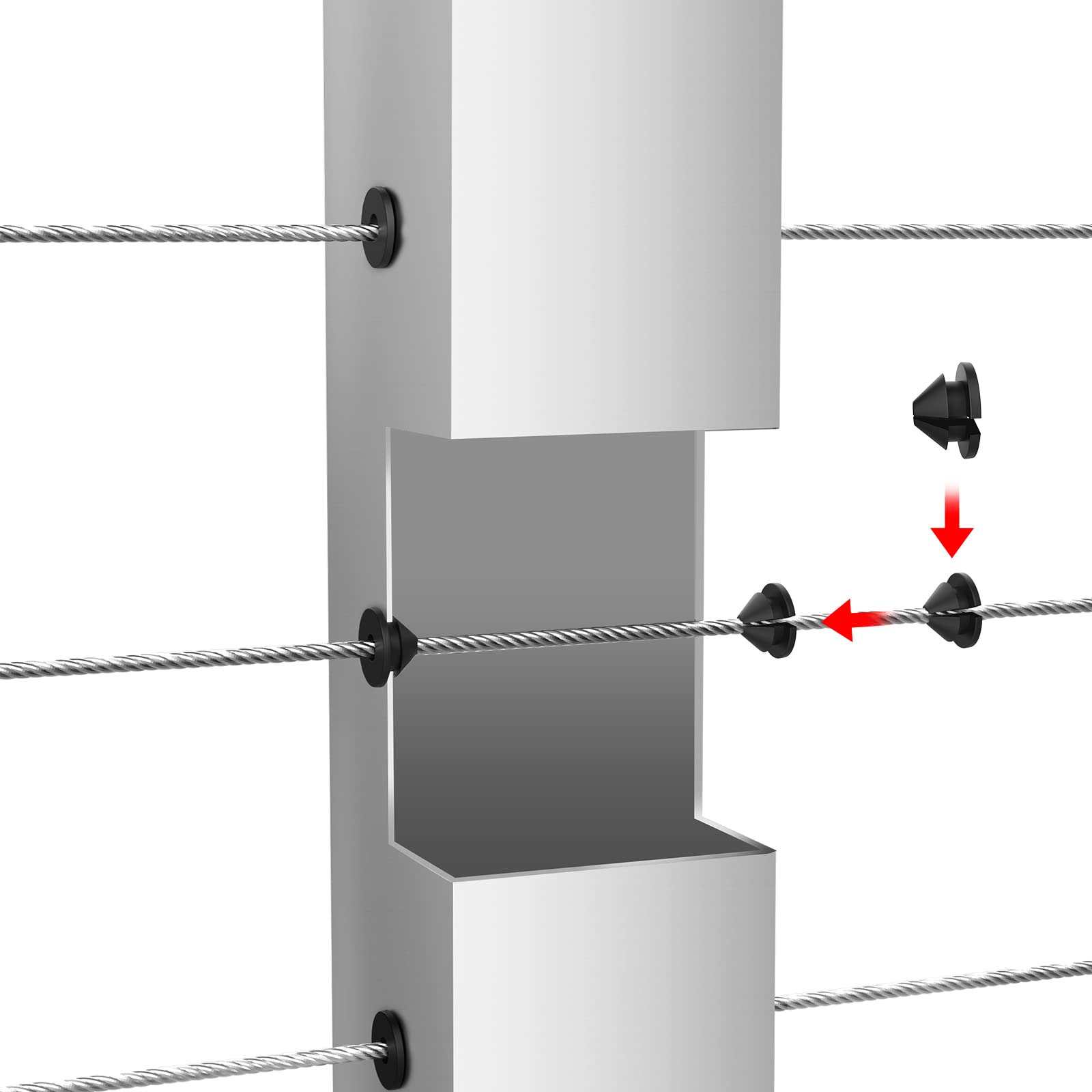Blika cable grommets offer corrosion-resistant material for coastal use.