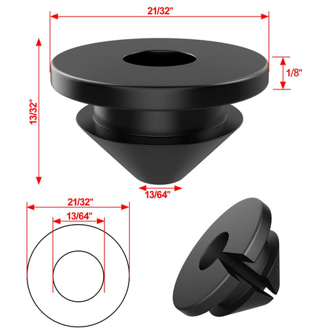 Blika in-post assembly protects metal posts from wear and dissimilar metal contact.