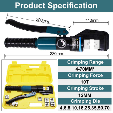 BLIKA crimping dies 1/8 to 3/16 for cable railing uses.