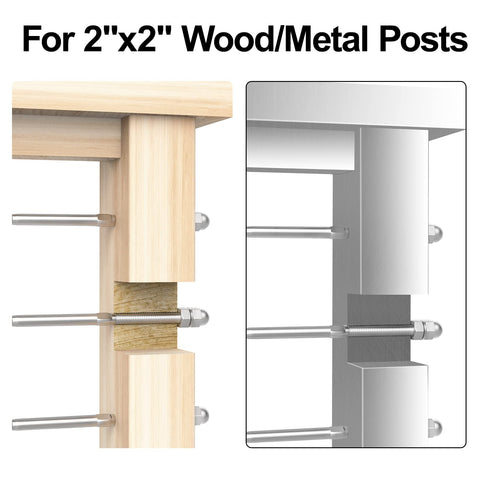 Blika deck railing installation kit for indoor or outdoor use.