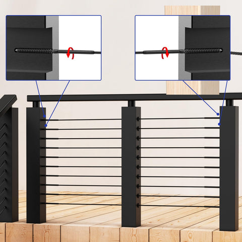 BLIKA weather-resistant hardware for outdoor decks