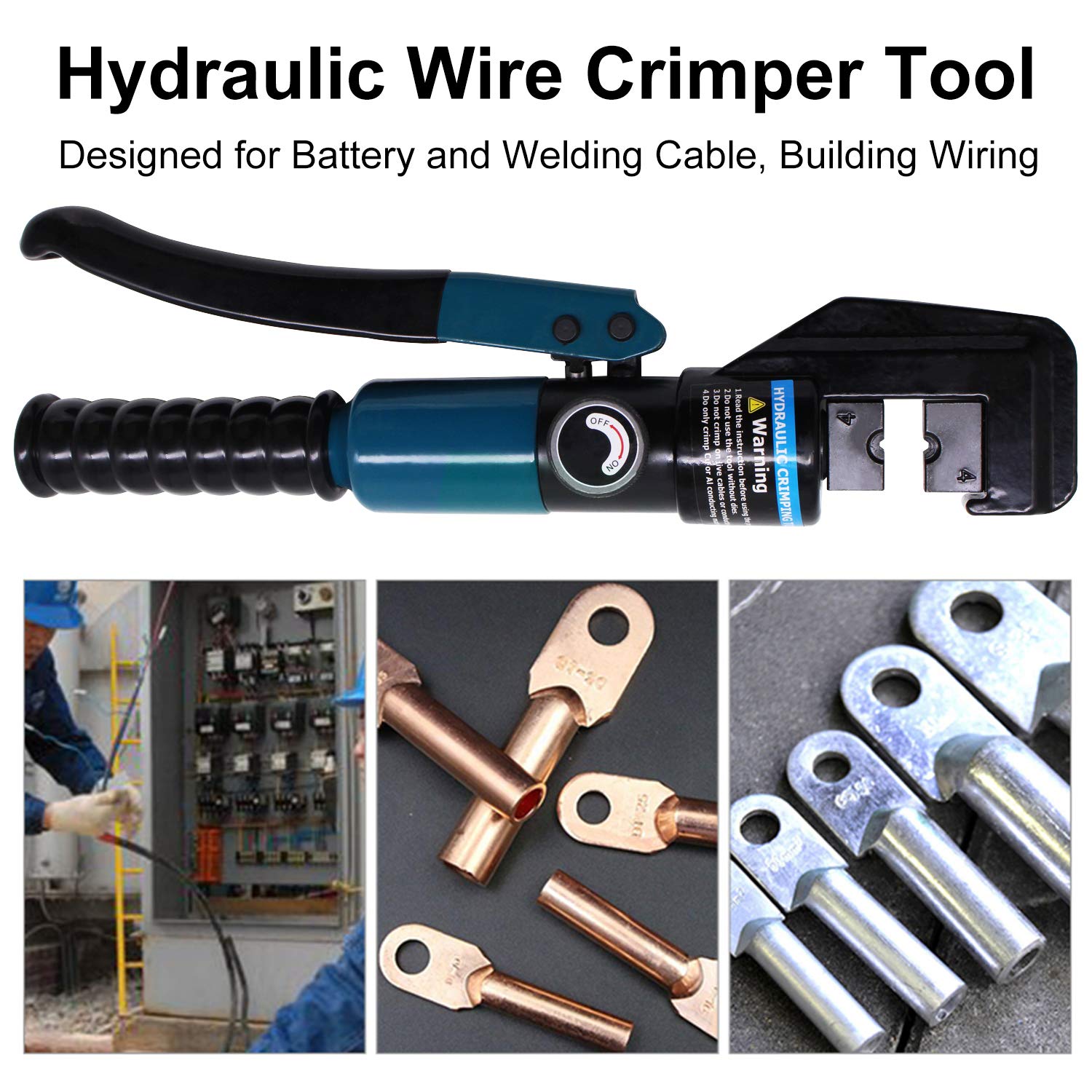 BLIKA rotating head crimping aids tight-space installations.
