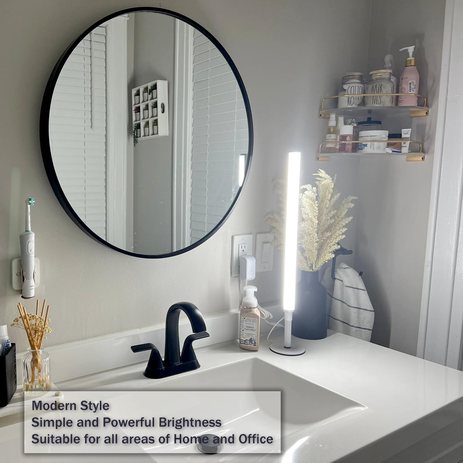 Blikshin quick brightness dimming via remote for adaptable lighting.