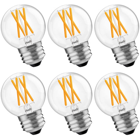 BLINGCOLOR G16.5 LED bulb for chandelier provides warm, dimmable illumination.