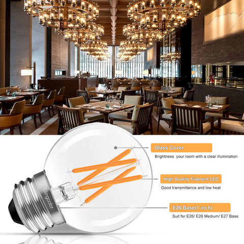 BLINGCOLOR G16.5 LED bulb closeup highlights compact design and easy installation.