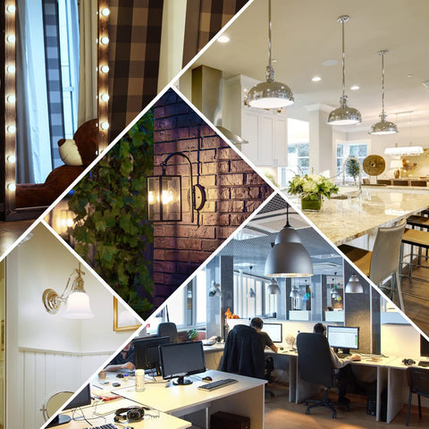 BLINGCOLOR 360° beam fills rooms evenly with glare-free illumination.