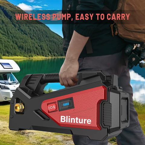 Blinture auto-start-stop control enables quick, hands-free operation during transfers.