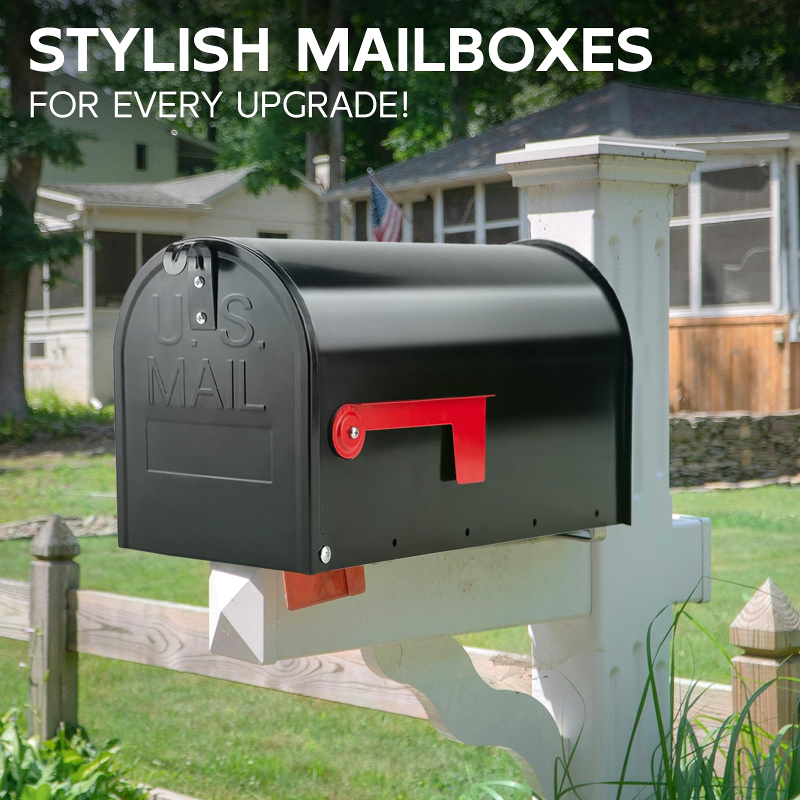 BlissBoard mailbox pre-drilled holes enable quick DIY installation