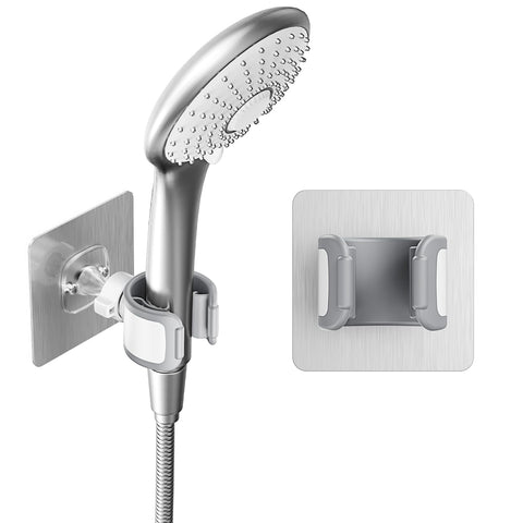 Blissfuhue shower head holder with 360° swivel for flexible shower angles.