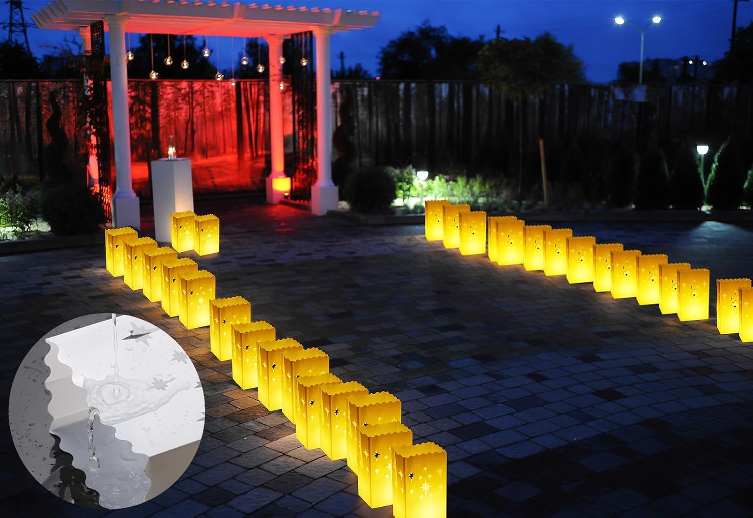 BlissfulTie flameless candles suitable for weddings and holidays with safe glow.