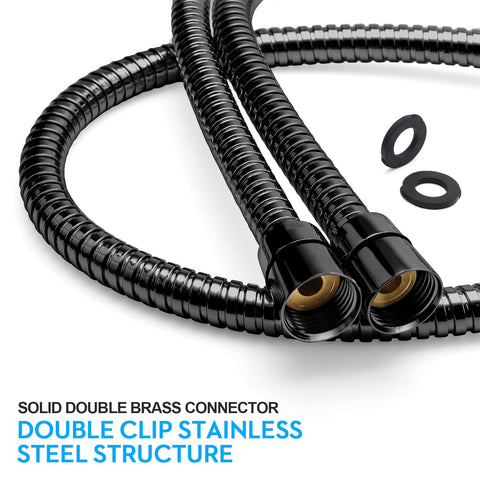 Blissland brass insert and nut provide a secure G1/2-inch connection.