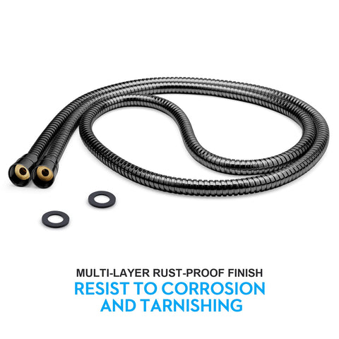 Blissland solid brass connectors withstand daily use and leaks.