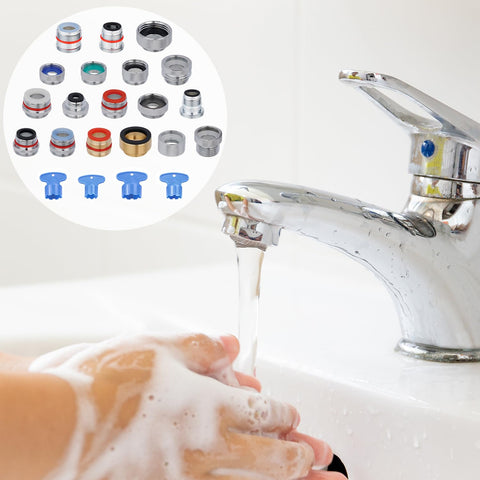 Blissvent easy-install faucet kit supports removable and insert aerators.