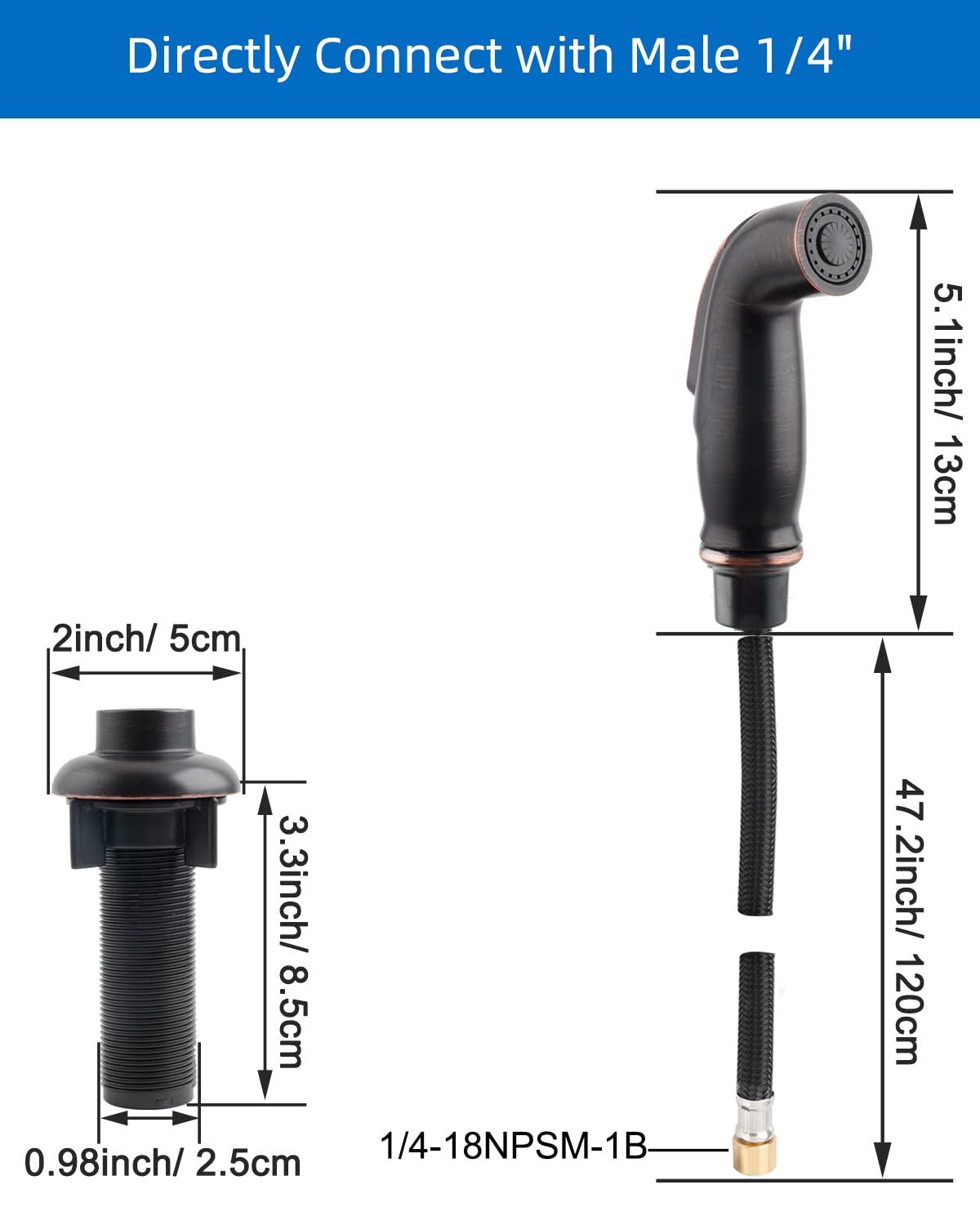 Blissvent quick-connect adapters support Moen and Delta compatibility