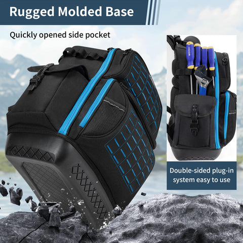 BLISSWILL toolbag includes multiple D-rings for secure accessories