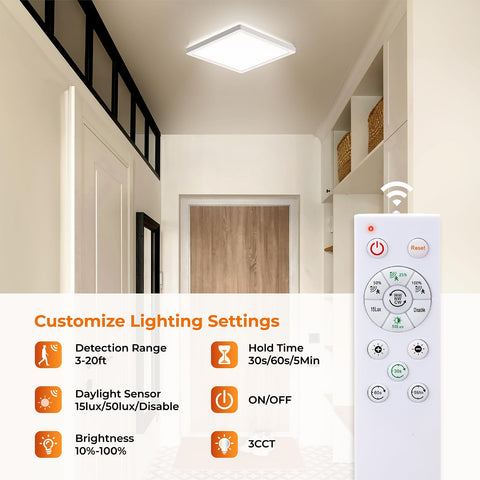 BLNAN 360-degree radar motion sensor detects movement for hands-free lighting.