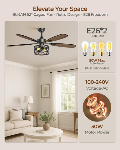 BLNAN flush mount design suitable for low ceilings and modern spaces.