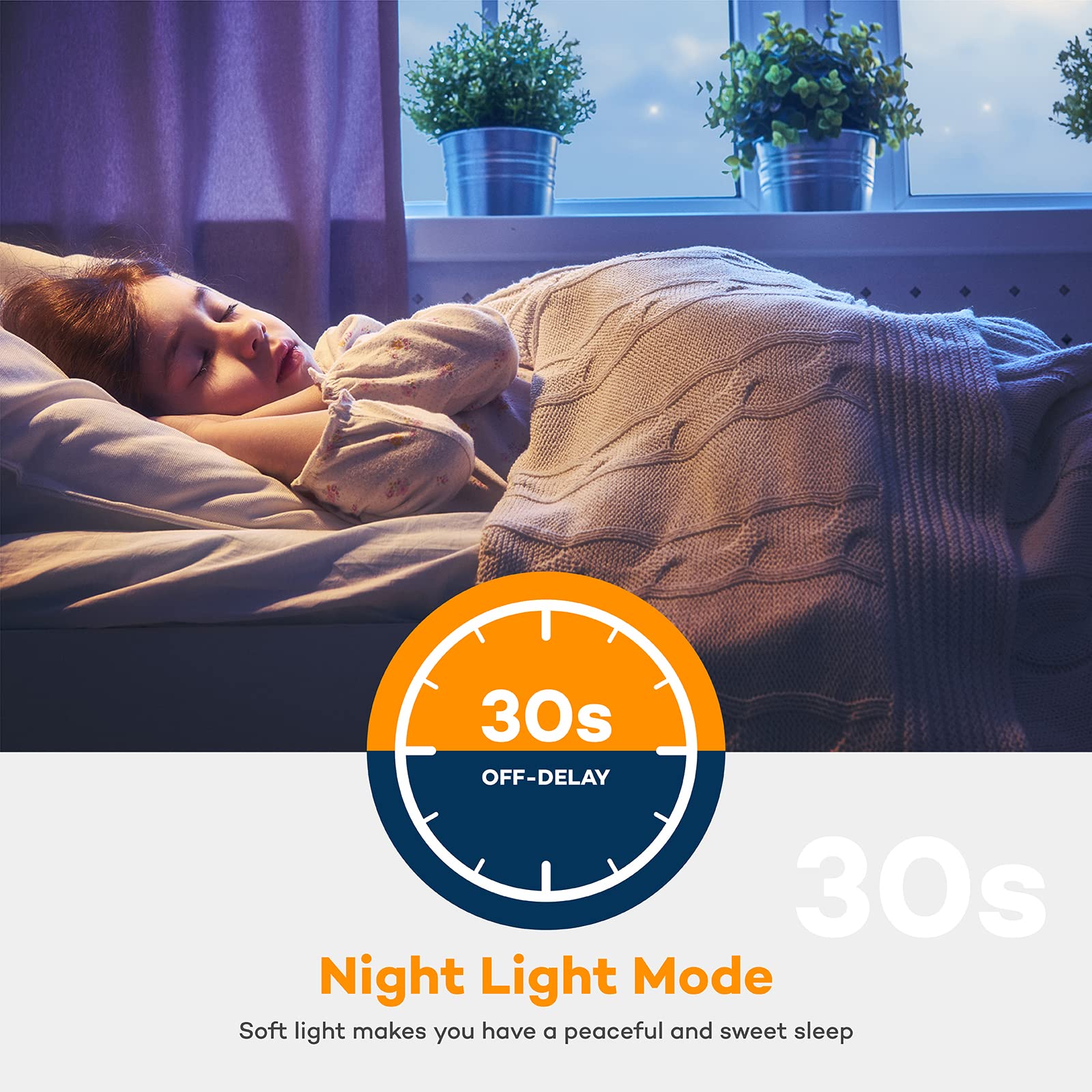 BLNAN 3CCT ceiling light supports 3000K–6500K for any time of day.