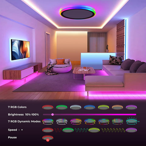 BLNAN remote control operates both lights for easy mood tweaks.