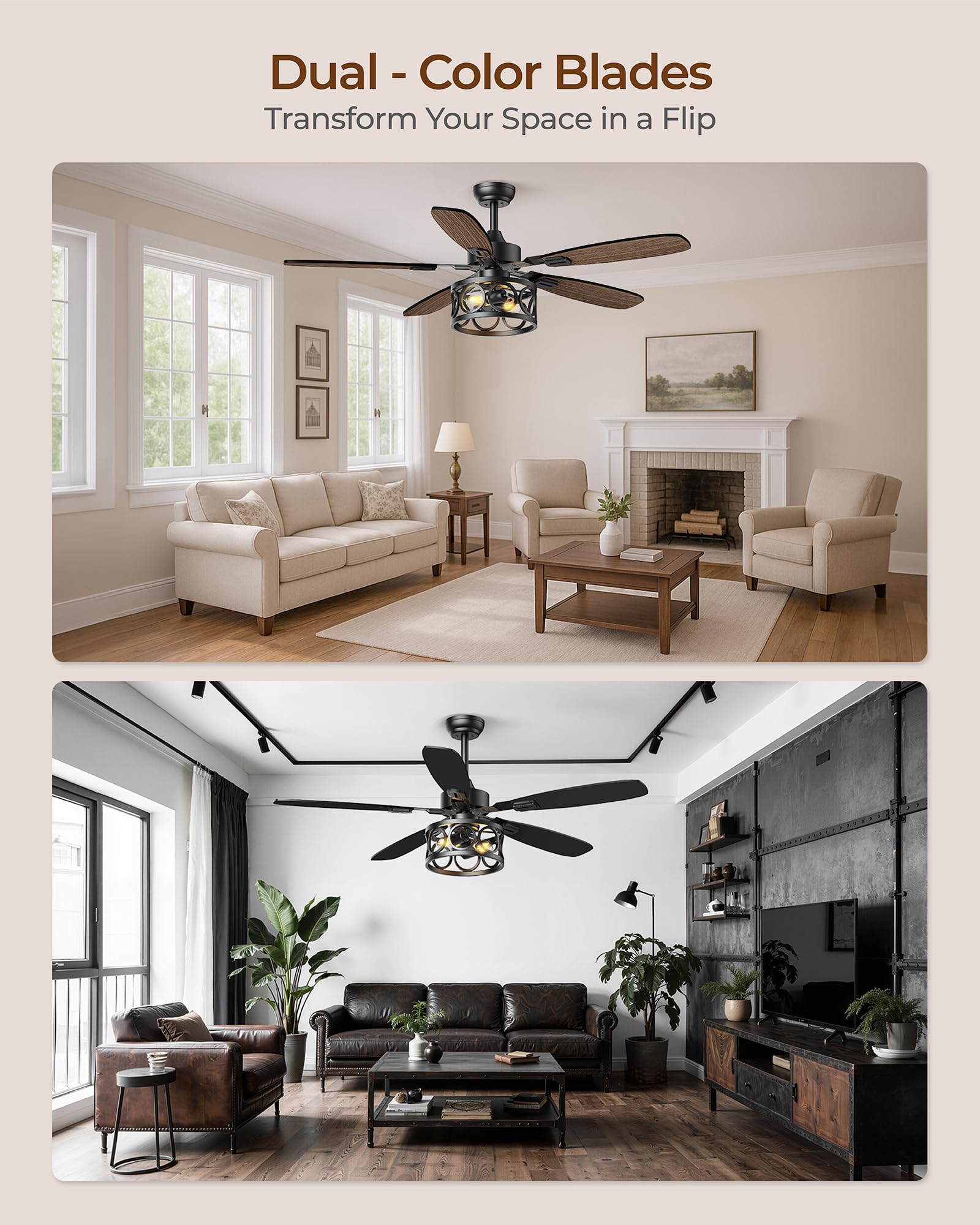 BLNAN sloped ceiling compatibility up to 15°, versatile placement.